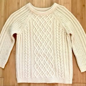 Andrea Jovine Cableknit Sweater Size Medium